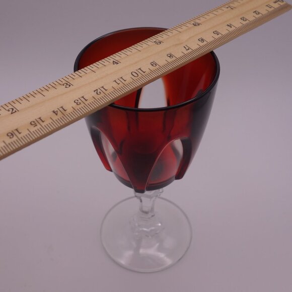 Set of Three(3) Red Wine Glasses France - Picture 8 of 12